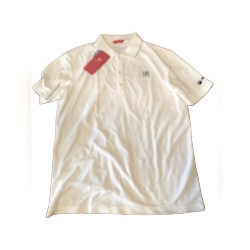 Toread solid white polo shirt. Mens size XXL. Golf shirt. NWT.